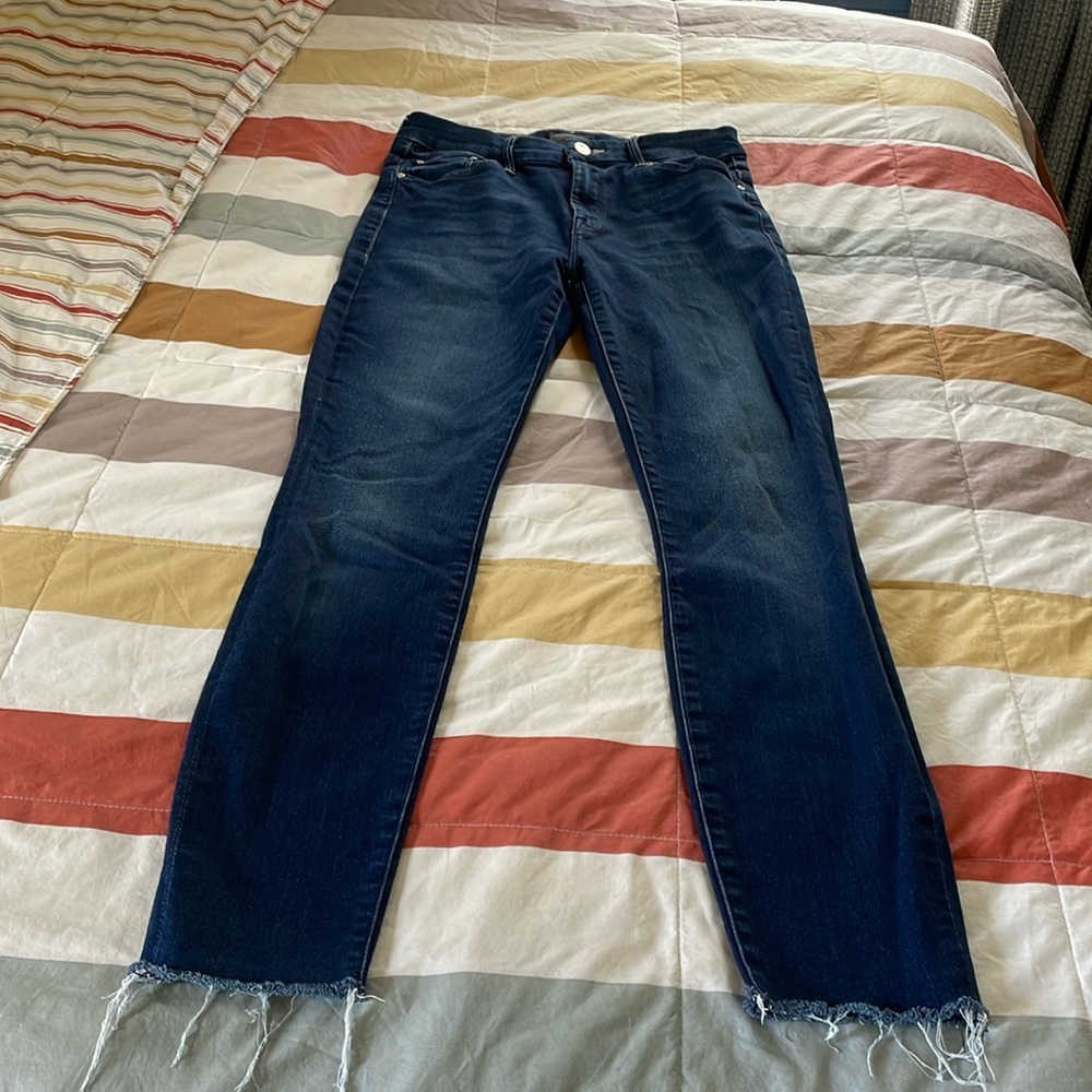 Mother The Looker Ankle Fray in Tongue and Cheek size 27